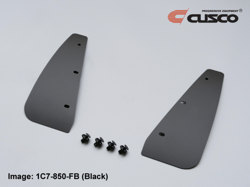 Toyota GR Yaris Mud Flaps - Front - Cusco - EVA Bolt On - Black - `22-`27